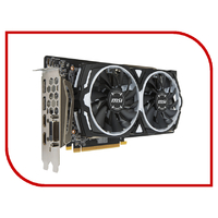 Msi Radeon RX 480 1291Mhz PCI-E 3.0 4096Mb 7000Mhz 256 bit DVI 2xHDMI HDCP ARMOR OC