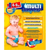 Multi-diapers подгузник-трусики 4-9 кг (1)