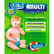 Multi-Diapers подгузник-трусики 7-18 кг (1) фото