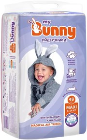 My Bunny Magical Air Tubes Diapers Maxi / 48 pcs фото