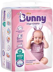 My Bunny Magical Air Tubes Diapers Midi / 56 pcs фото