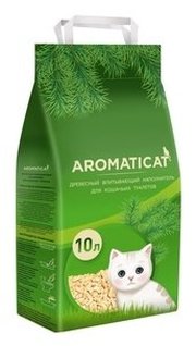 AromatiCat Наполнитель Древесный Впитывающий (10 л) фото