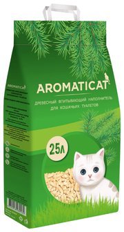 AromatiCat Наполнитель Древесный Впитывающий (25 л) фото