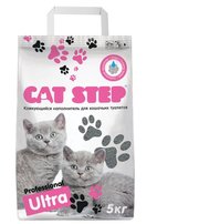 Cat Step Наполнитель Professional Ultra, комкующийся (5 кг) фото