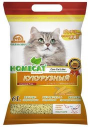 Homecat Наполнитель Эколайн Кукурузный (6 л) фото