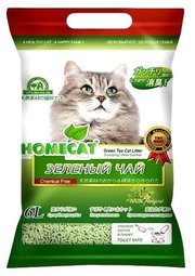 Homecat Наполнитель Эколайн Зеленый чай (6 л) фото