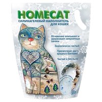 Homecat Наполнитель Силикагелевый Морозная Свежесть (1.8 кг)