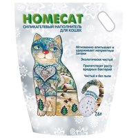 Homecat Наполнитель Силикагелевый Морозная Свежесть (7.6 л)