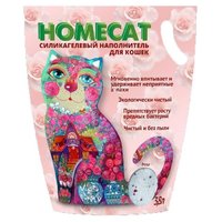 Homecat Наполнитель Силикагелевый Роза (3.6 л)