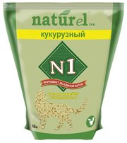 N1 Наполнитель Naturel Кукурузный (4.5 л) фото