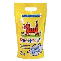 PrettyCat Наполнитель Супер Белый (2 кг)