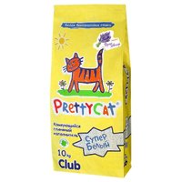 PrettyCat Наполнитель Супер Белый с ароматом горной лаванды (10 кг)