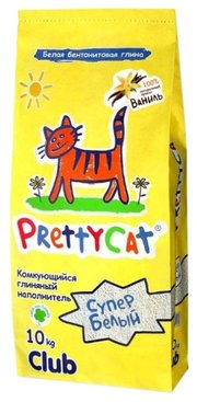 PrettyCat Наполнитель Супер Белый с ароматом ванили (10 кг) фото