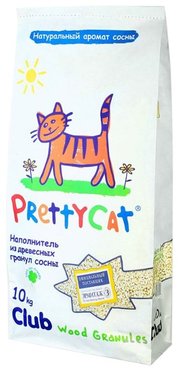 PrettyCat Наполнитель Wood Granules (10 кг) фото