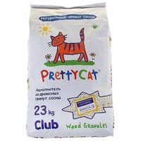 PrettyCat Наполнитель Wood Granules (23 кг)