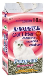 Pussy-Cat Наполнитель Древесный (10 л) фото