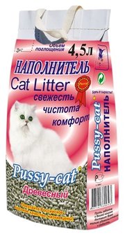 Pussy-Cat Наполнитель Древесный (4.5 л) фото