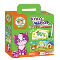 Vladi toys Настольная игра Чудо-маркер Ферма VT2100-12