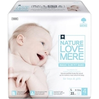 Nature love mere Magic Slim Fit Diapers L / 22 pcs