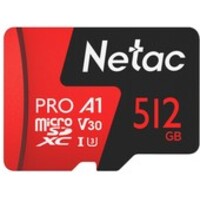 Netac MicroSDXC 512GB V30/A1/C10 Netac P500 Extreme Pro