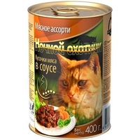 Ночной охотник Adult Canned Cold Cuts in Sauce 0.4 kg