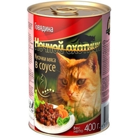 Ночной охотник Adult Canned with Beef in Sauce 0.4 kg