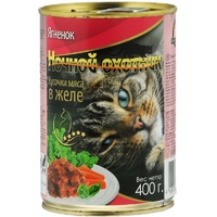 Ночной охотник Adult Canned with Lamb in Jelly 0.4 kg