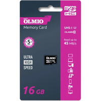 Olmio microSDHC 16GB Class 10 UHS-I