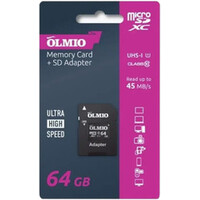 Olmio microSDXC 64GB UHS-I U3