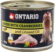 Ontario Adult Mini Canned with Goose/Cranberries 0.2 kg фото