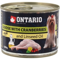 Ontario Adult Mini Canned with Goose/Cranberries 0.2 kg