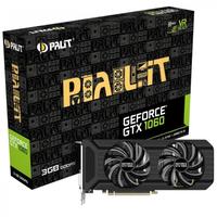 Palit GeForce GTX 1060 1506Mhz PCI-E 3.0 3072Mb 8000Mhz 192 bit DVI HDMI HDCP StormX