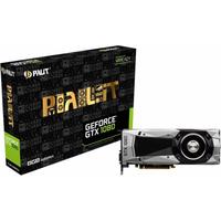 Palit GeForce GTX 1080 1607Mhz PCI-E 3.0 8192Mb 10000Mhz 256 bit DVI HDMI HDCP JetStream