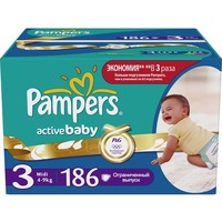 Pampers Active Baby 4-9 кг (186)