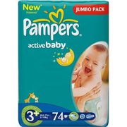 Pampers Active Baby 5-10 кг (74) фото