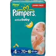 Pampers Active Baby 7-14 кг (70) фото