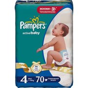 Pampers Active Baby 7-18 кг (70) фото