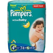 Pampers Active Baby 9-16 кг (74) фото