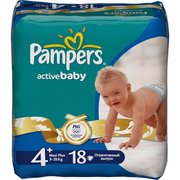 Pampers Active Baby 9-20 кг (18) фото