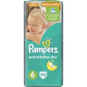 Pampers Active Baby-Dry 15+ кг (56) фото