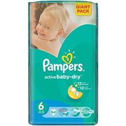 Pampers Active Baby-Dry 15+ кг (64) фото