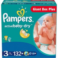 Pampers Active Baby-Dry 4-9 кг (132)