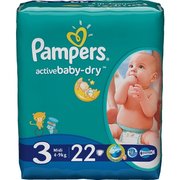 Pampers Active Baby-Dry 4-9 кг (22) фото