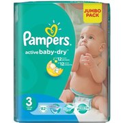 Pampers Active Baby-Dry 4-9 кг (82) фото