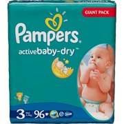 Pampers Active Baby-Dry 4-9 кг (96) фото