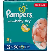 Pampers Active Baby-Dry 4-9 кг (96)