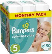 Pampers Active Baby-Dry 5 / 150 pcs фото