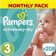 Pampers Active Baby-Dry 5-9 кг (208) фото