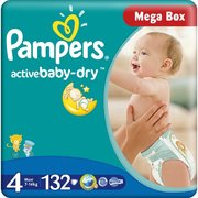 Pampers Active Baby-Dry 7-14 кг (132) фото