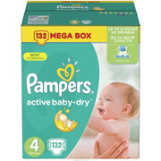 Pampers Active Baby-Dry 8-14 кг (132) фото